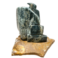 Justin Gomez "One Horn" Carving (Taos, New Mexico)