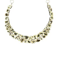 Praisiolite and Sterling Silver Necklace