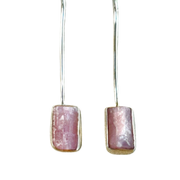 Tourmaline (Pink) Drop Earrings
