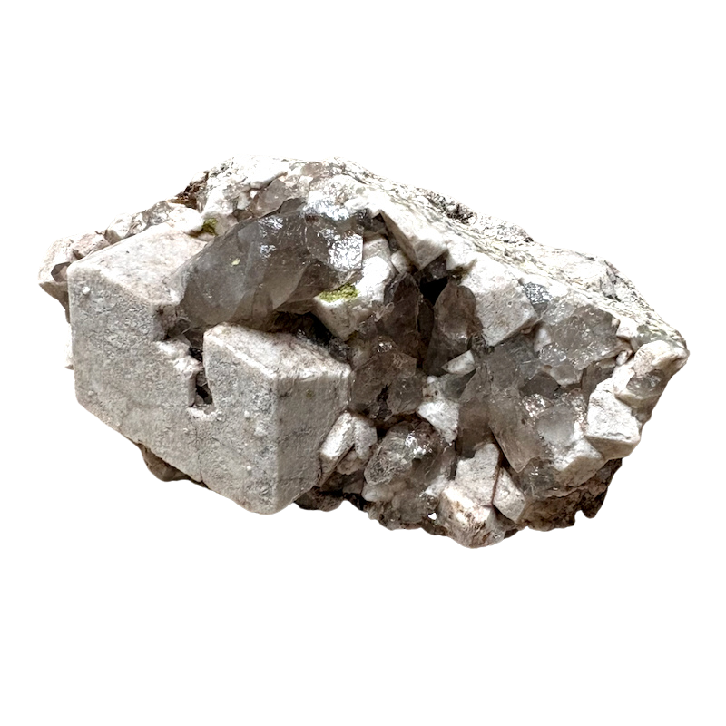 Smoky Quartz with Albite & Orthoclase (Dona Ana Co., New Mexico)