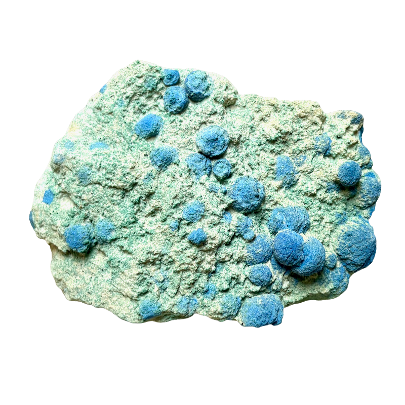 Azurite Balls in Sandstone (Sandoval Co., New Mexico)