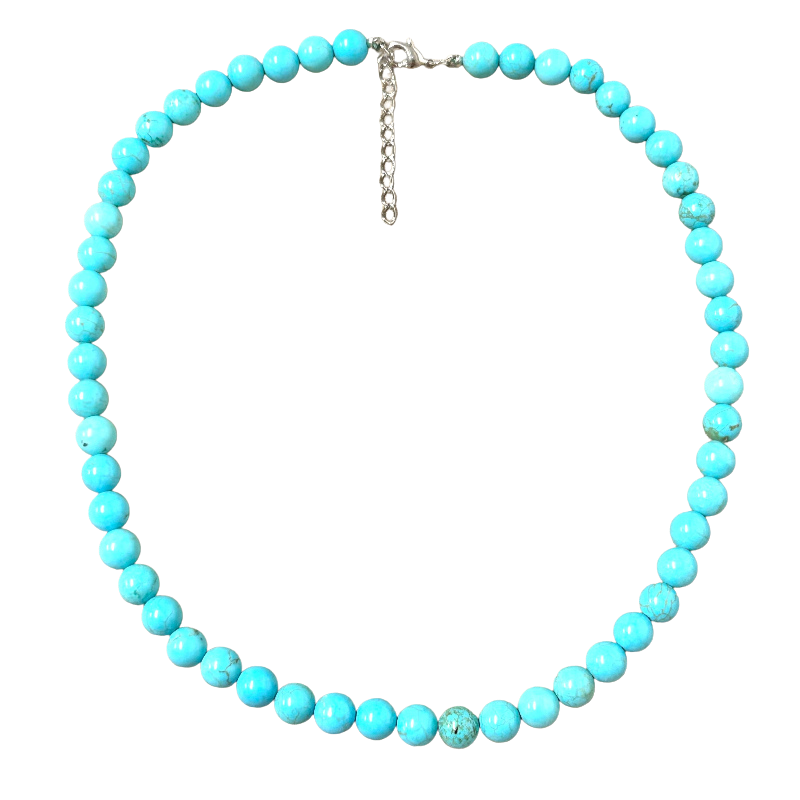 Howlite (Dyed) Bead Necklace