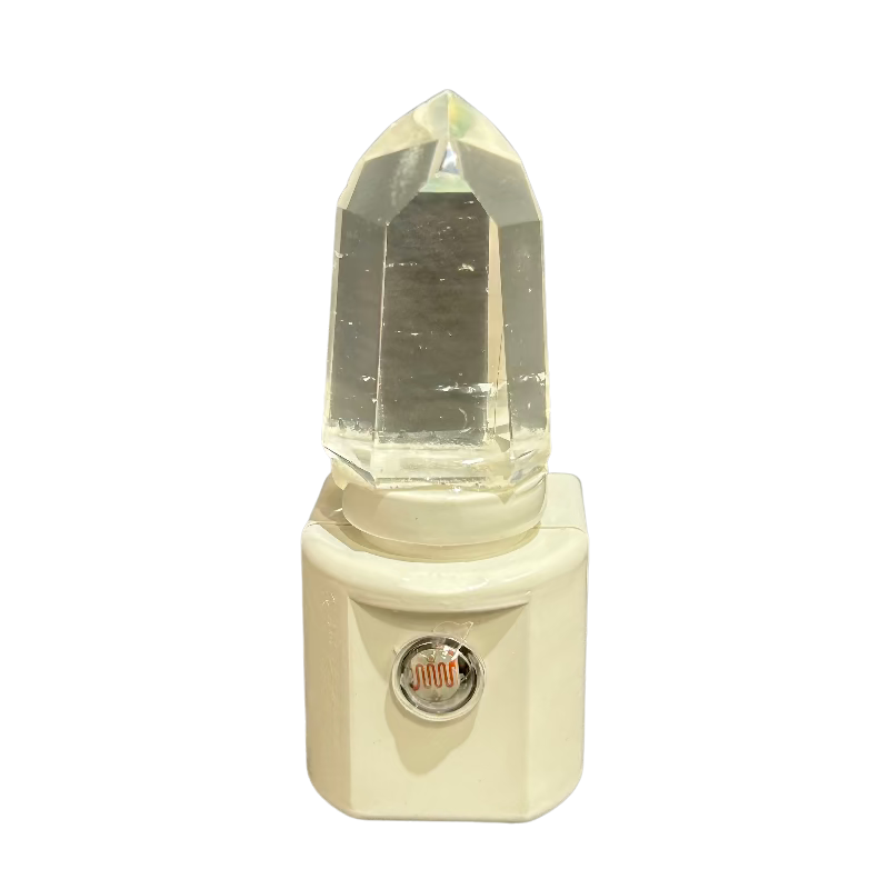 Night Light with Clear Quartz Crystal