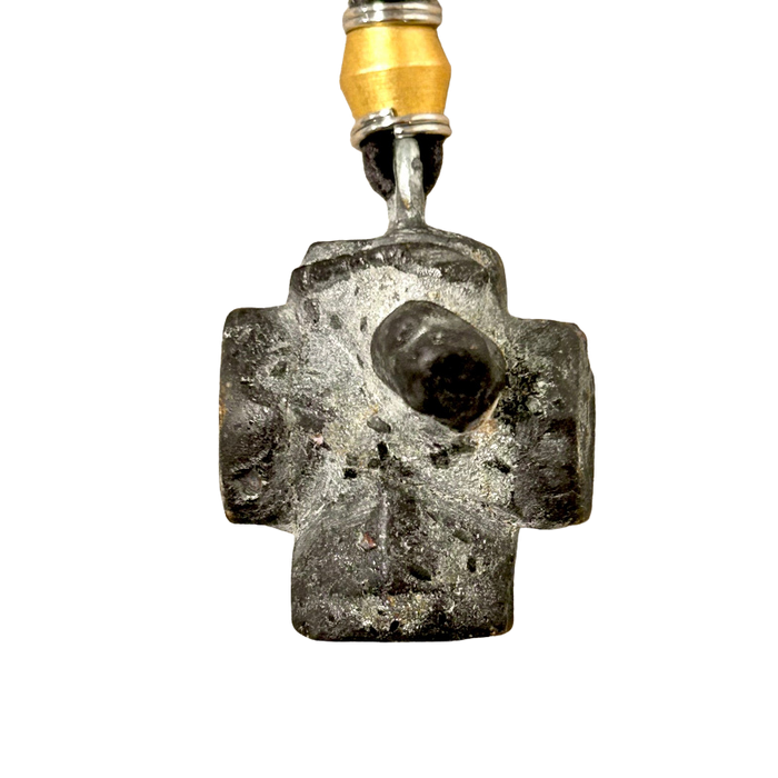 Staurolite Crystal Pendant and Cord (Taos Co., New Mexico