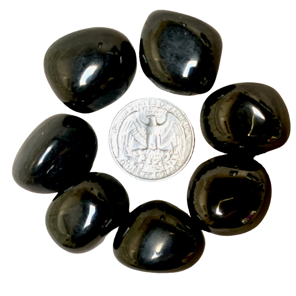 Jet Polished Pebble (Mongolia)