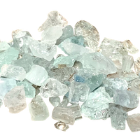 Aquamarine Rough Crystals, Set of 5 (Brazil)