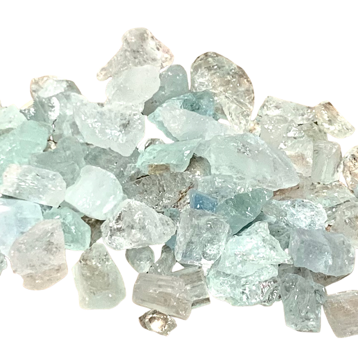Aquamarine Rough Crystals, Set of 5 (Brazil)