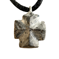 Staurolite Crystal Pendant and Cord (Taos Co., New Mexico)