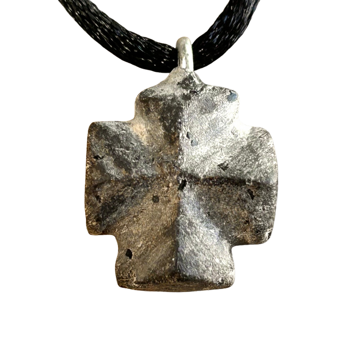 Staurolite Crystal Pendant and Cord (Taos Co., New Mexico)