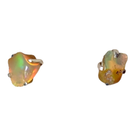 Opal Rough Post Earrings