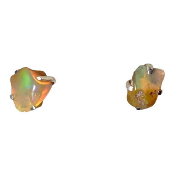 Opal Rough Post Earrings
