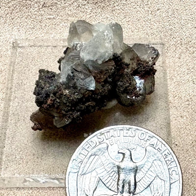 Smithsonite on Willemite (Namibia)