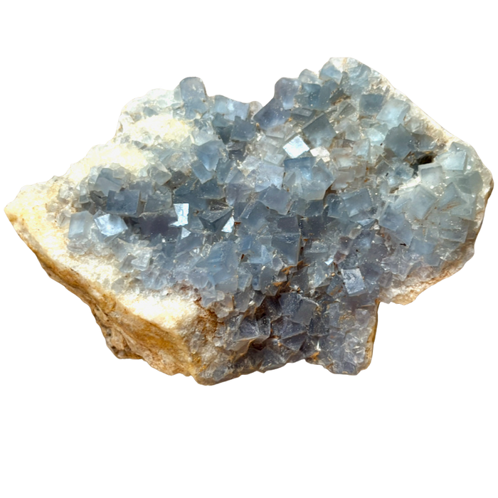 Fluorite with Quartz (Blanchard Mine, Socorro Co., New Mexico)