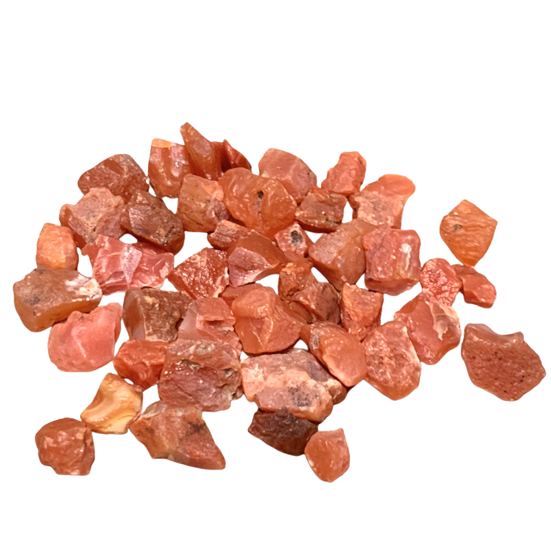 Carnelian Rough Pieces, Set of 5 (Sierra County, New Mexico)