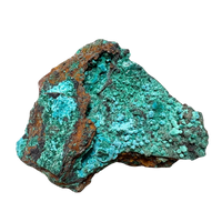 Rosasite, Malachite, Goethite & Gypsum (Mexico)