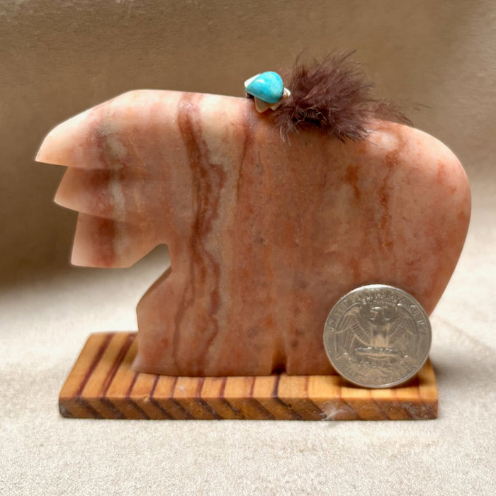 Justin Gomez Bear Carving (Taos, New Mexico)