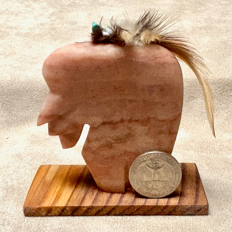 Justin Gomez Bear Carving (Taos, New Mexico)