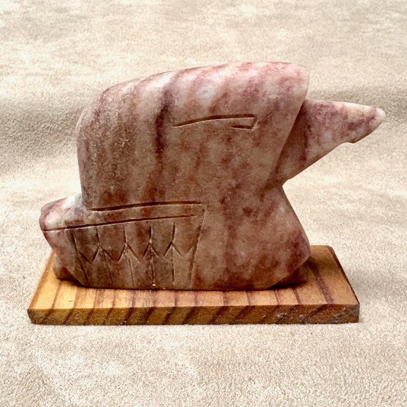 Justin Gomez Eagle Head Carving (Taos, New Mexico)