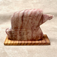 Justin Gomez Eagle Head Carving (Taos, New Mexico)