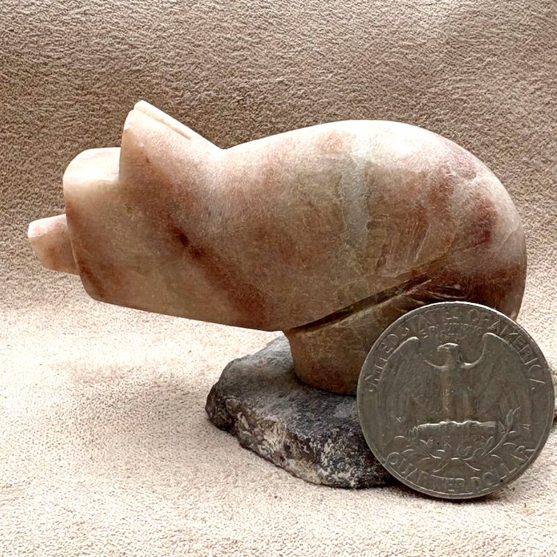Justin Gomez Bear Carving (Taos, New Mexico)