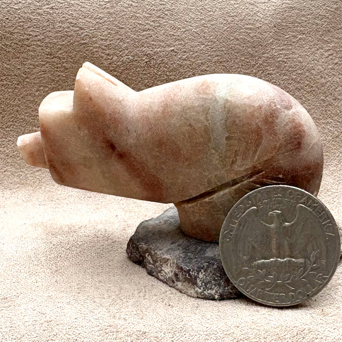Justin Gomez Bear Carving (Taos, New Mexico)
