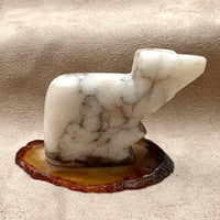 Justin Gomez Sheep Carving (Taos, New Mexico)