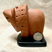 Justin Gomez Buffalo Carving (Taos, New Mexico)