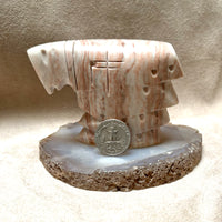 Justin Gomez Eagle Bust Carving (Taos, New Mexico)