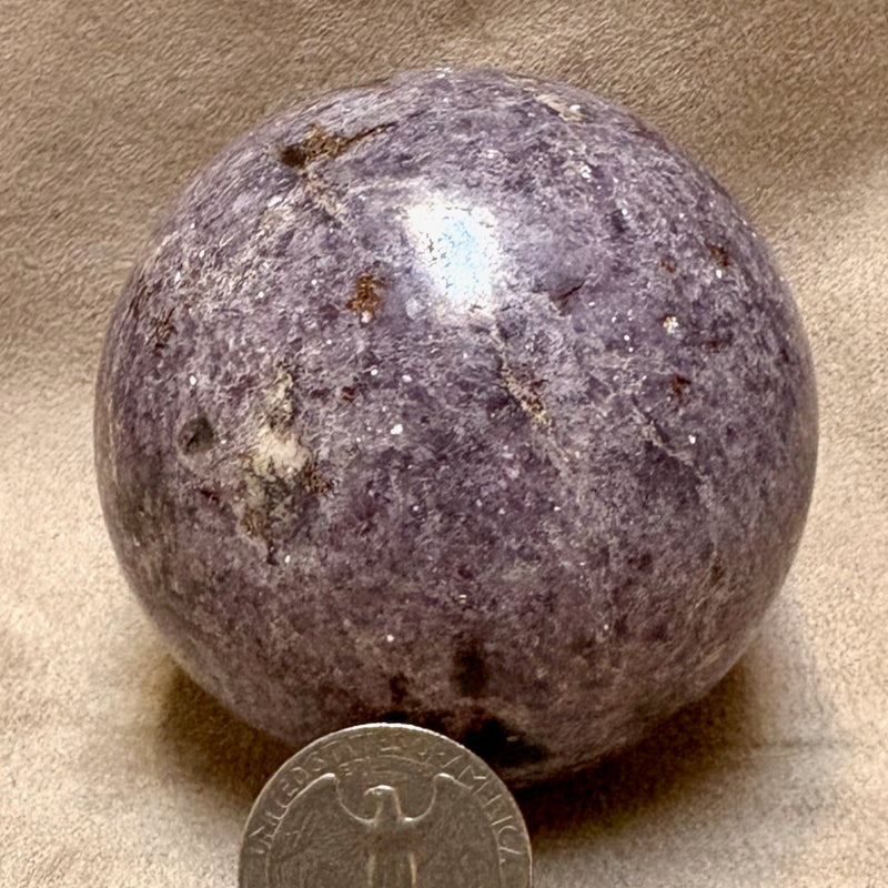 Lepidolite Sphere