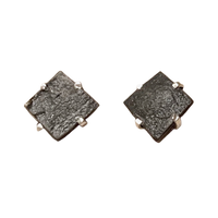 Shungite Rough Post Earrings