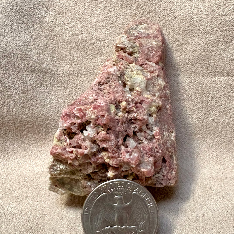 Piemontite (zoisite), Quartz, Garnet & Albite (Taos Co., New Mexico)