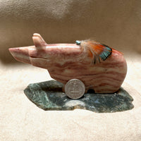 Justin Gomez Bear Carving (Taos, New Mexico)