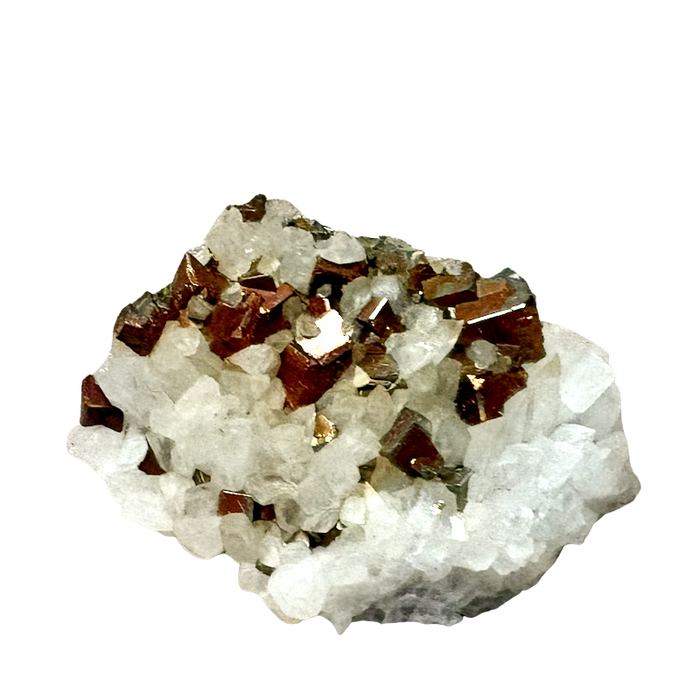 Pyrite with Calcite (Mexico)