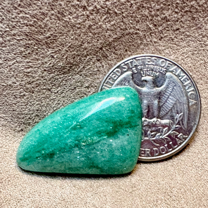 Chrome Tremolite Cabochon