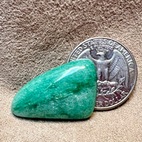 Chrome Tremolite Cabochon