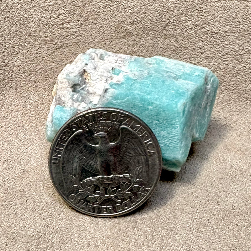 Amazonite with Microcline (Teller County, Colorado)