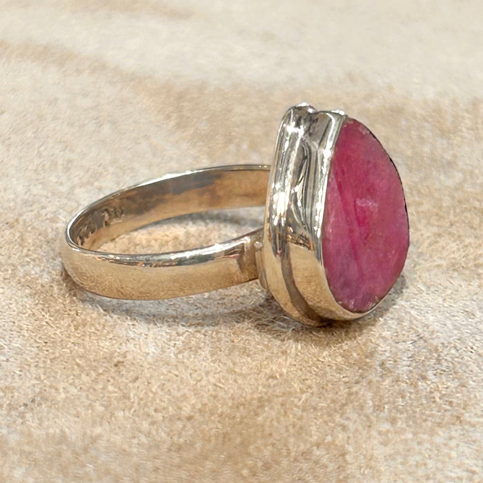 Ruby Rough Ring (size 8)