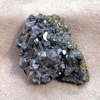 Galena, quartz and chalcopyrite (Bulgaria)