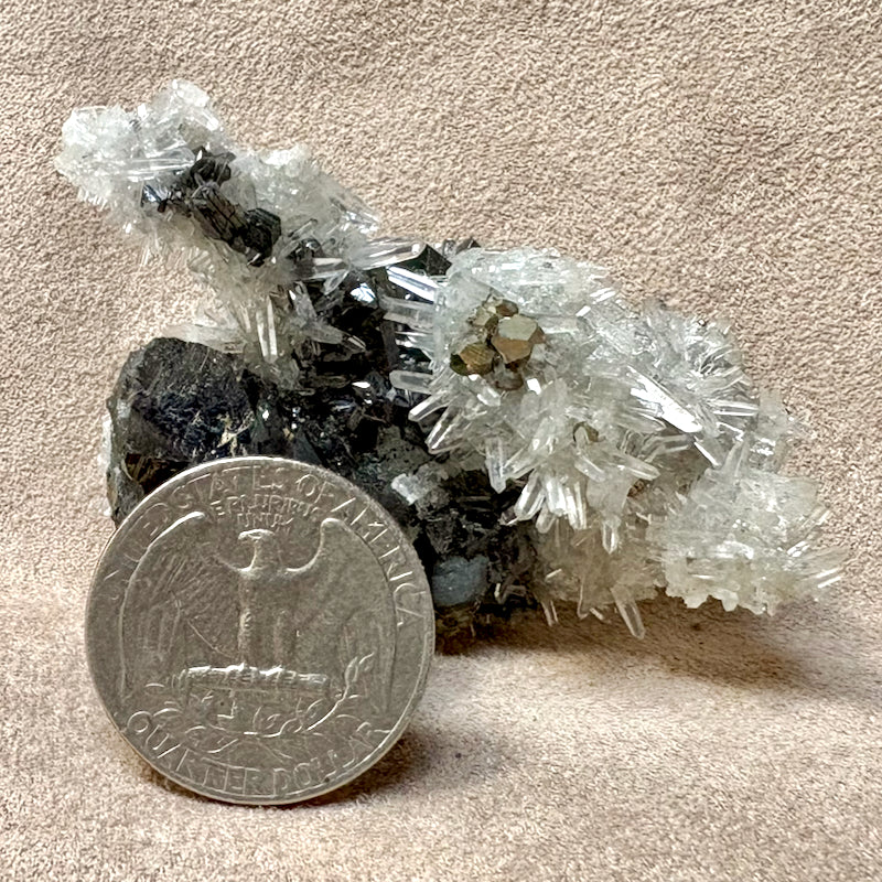 Sphalerite, Quartz & Pyrite (Peru)