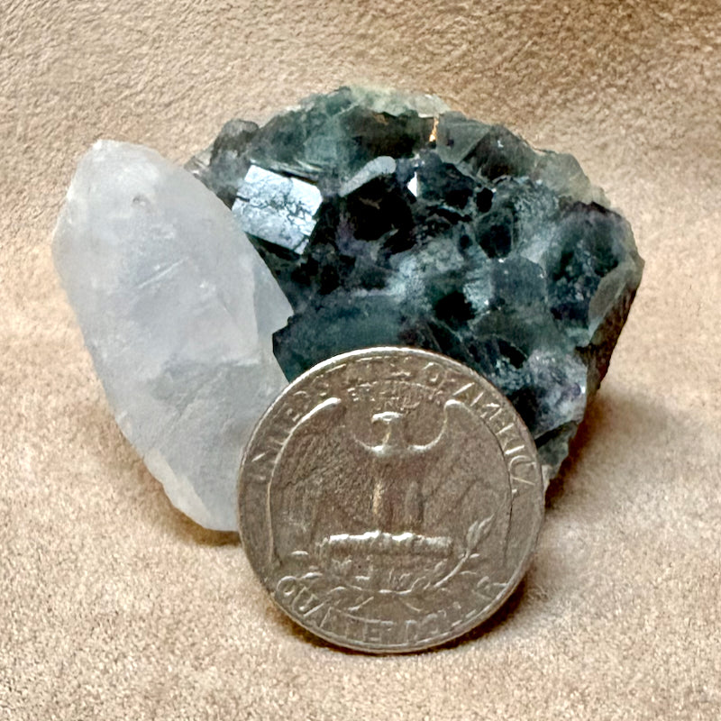 Fluorite and Quartz (Weardale Co., England)
