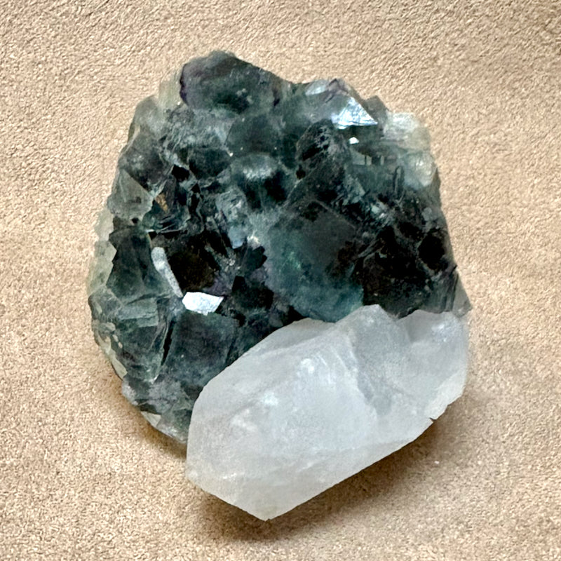 Fluorite and Quartz (Weardale Co., England)