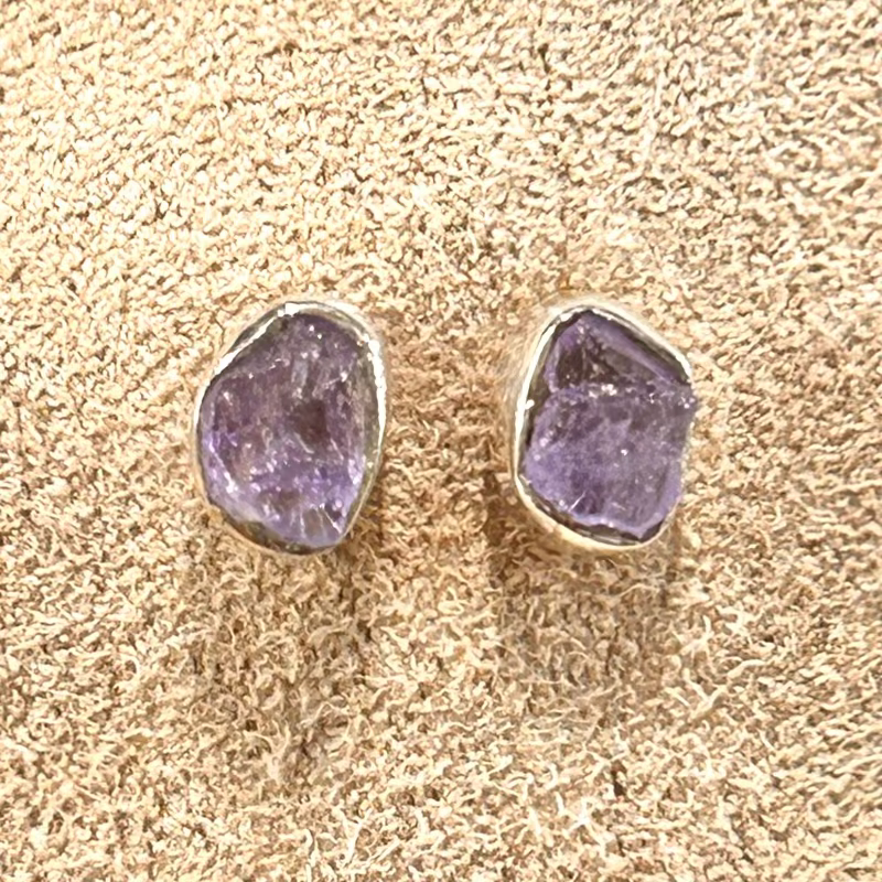 Tanzanite Stud Earrings