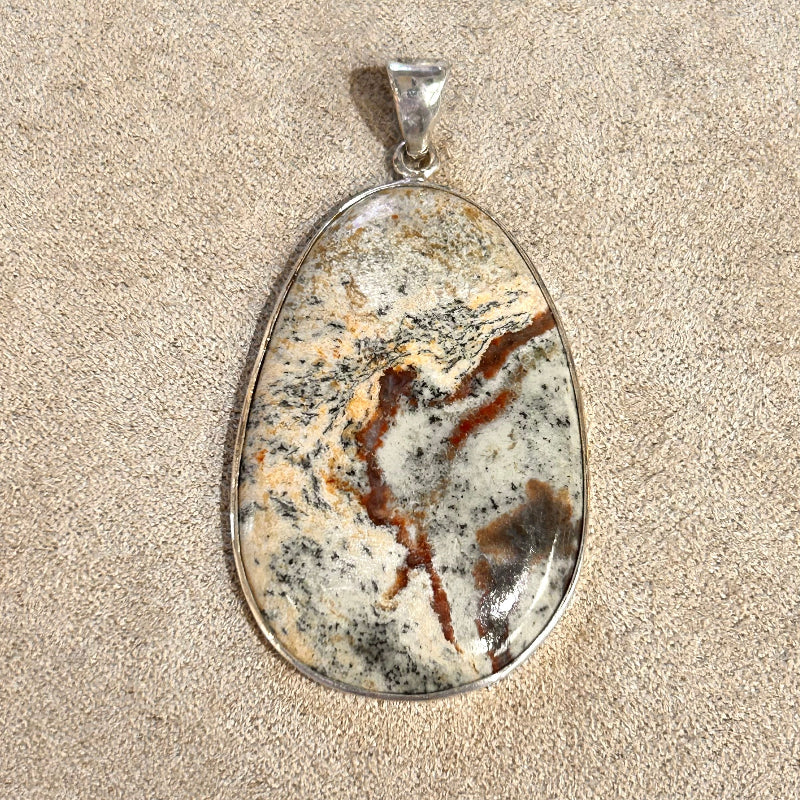 Coprolite in Sterling Silver Pendant