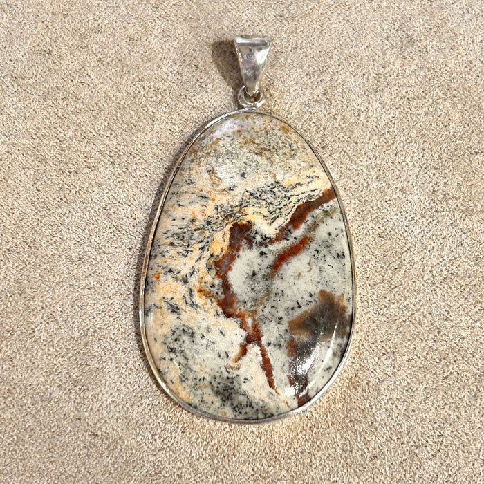 Coprolite in Sterling Silver Pendant