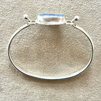 Kyanite (Rough) and Sterling Silver Bracelet