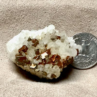 Pyrite with Calcite (Mexico)