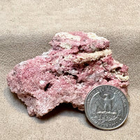 Thulite with garnet & quartz (Taos Co., New Mexico)