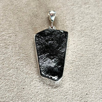 Shungite and Sterling Silver Pendant