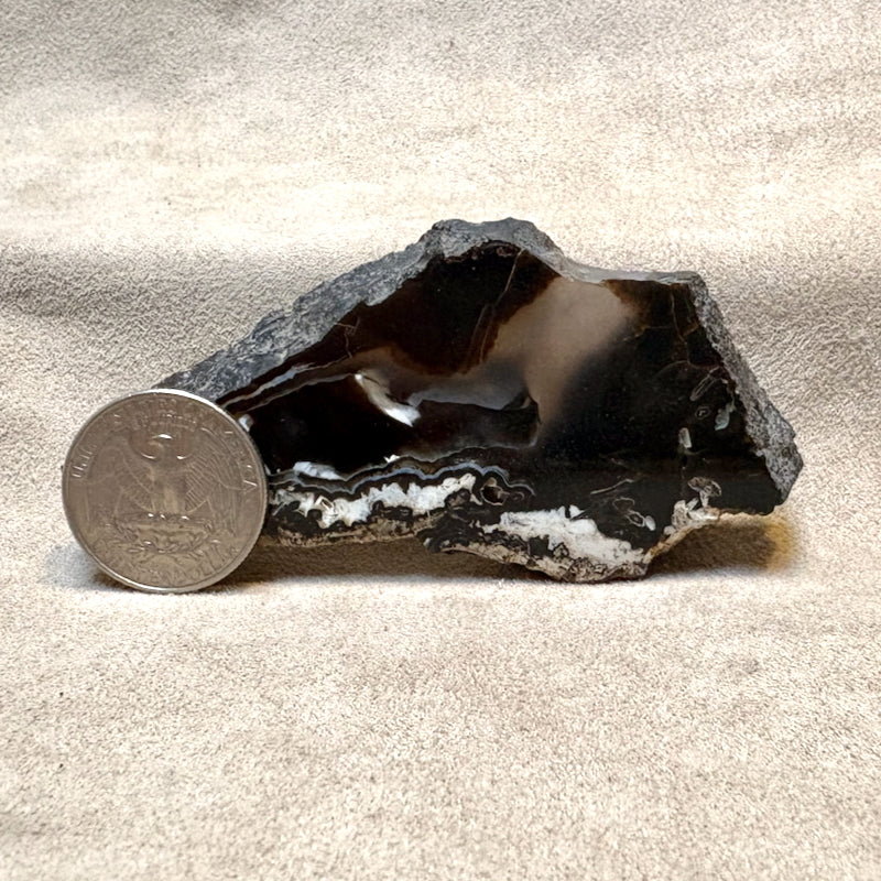 Geode, Black Agate (Bulgaria)