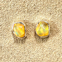Opal (Ethiopian) Stud Earrings